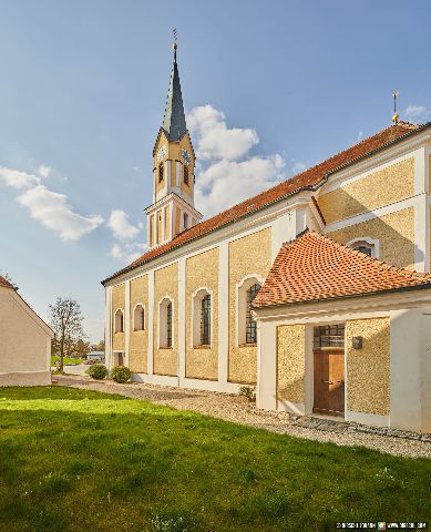 Gemeinde Massing Landkreis Rottal-Inn Anzenberg Wallfahrtskirche Mariä Heimsuchung Außen (Dirschl Johann) Deutschland PAN